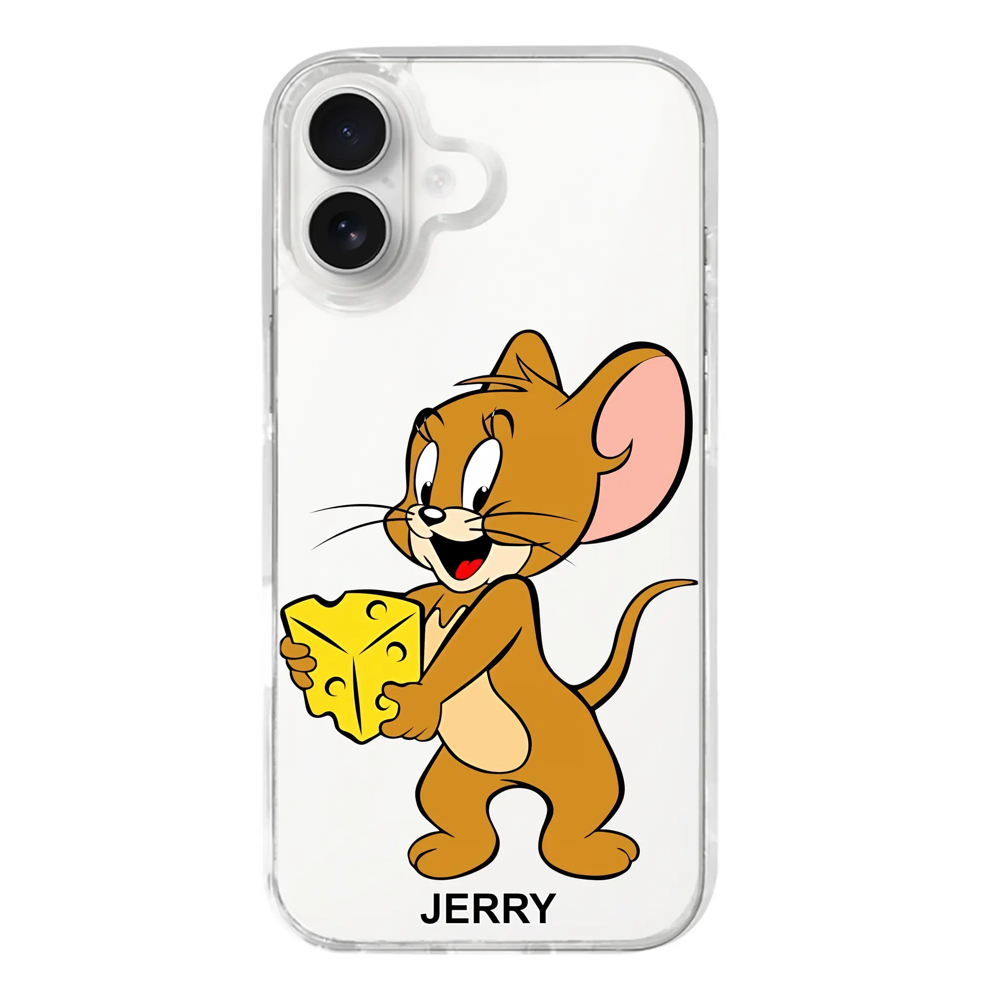 トムとジェリー グッズ ジェリー - iPhone 17シリーズ 透明スマホケース – 薄型・耐衝撃・精密フィット保護カバー